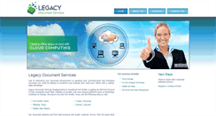 Desktop Screenshot of legacydocservices.com